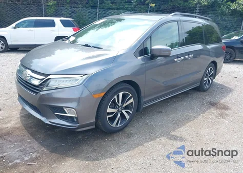2019 Honda Odyssey Elite из США, поврежденный, VIN 5FNRL6H9XKB060781